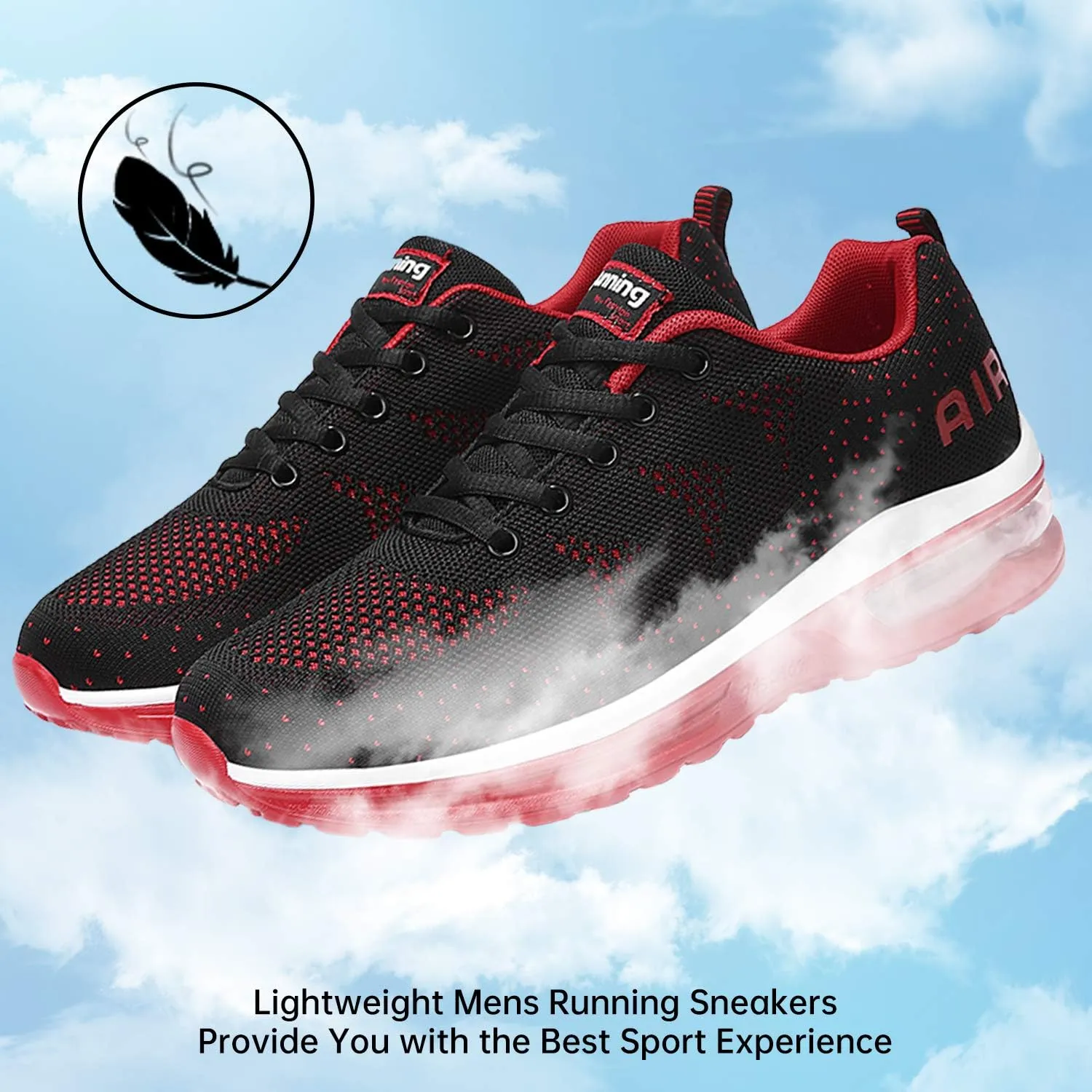 MEHOTO Mens Tennis Running Sneakers, Men Sport Fitness Gym Jogging Walking Lightweight Athletic Shoes