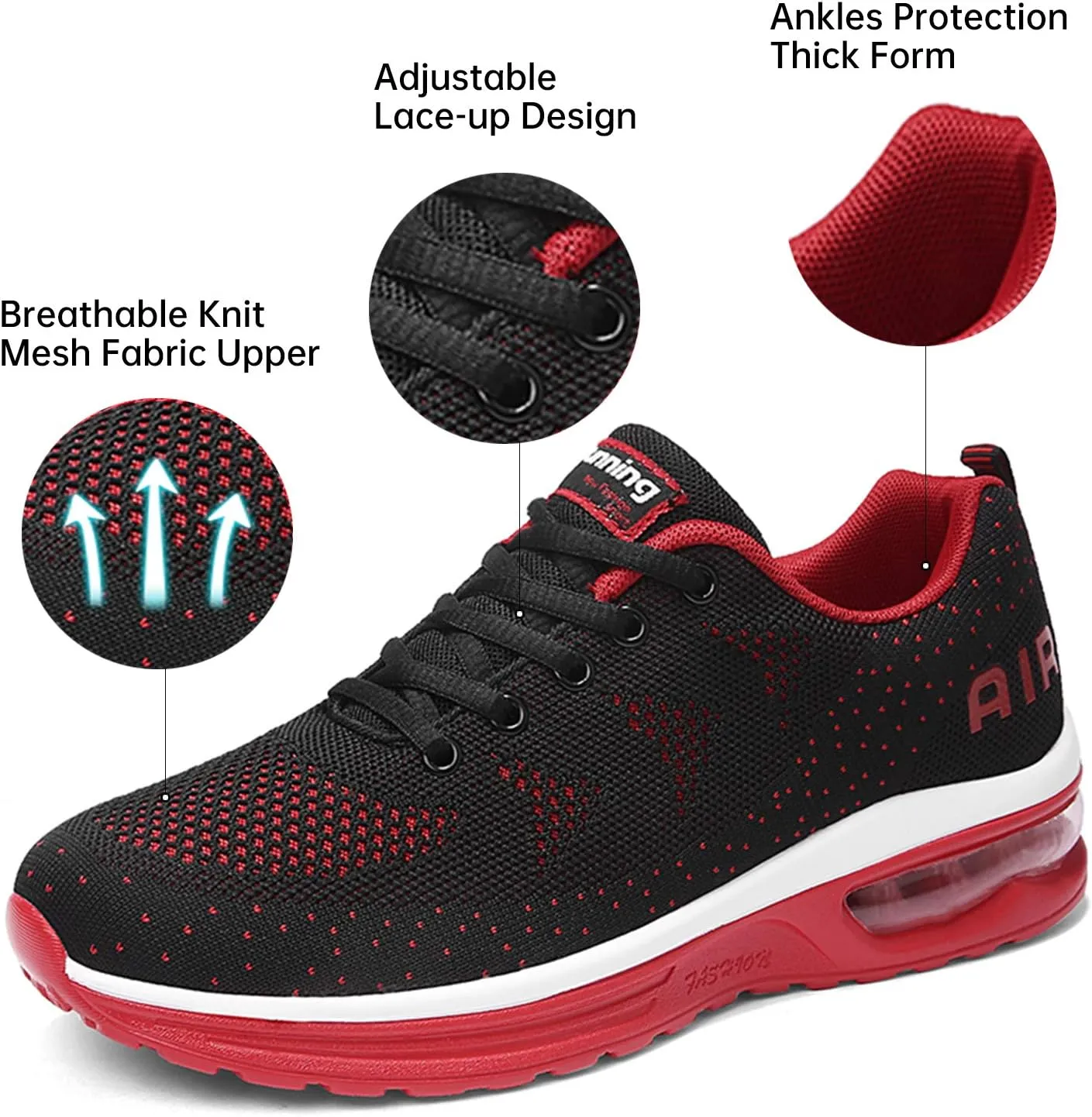 MEHOTO Mens Tennis Running Sneakers, Men Sport Fitness Gym Jogging Walking Lightweight Athletic Shoes
