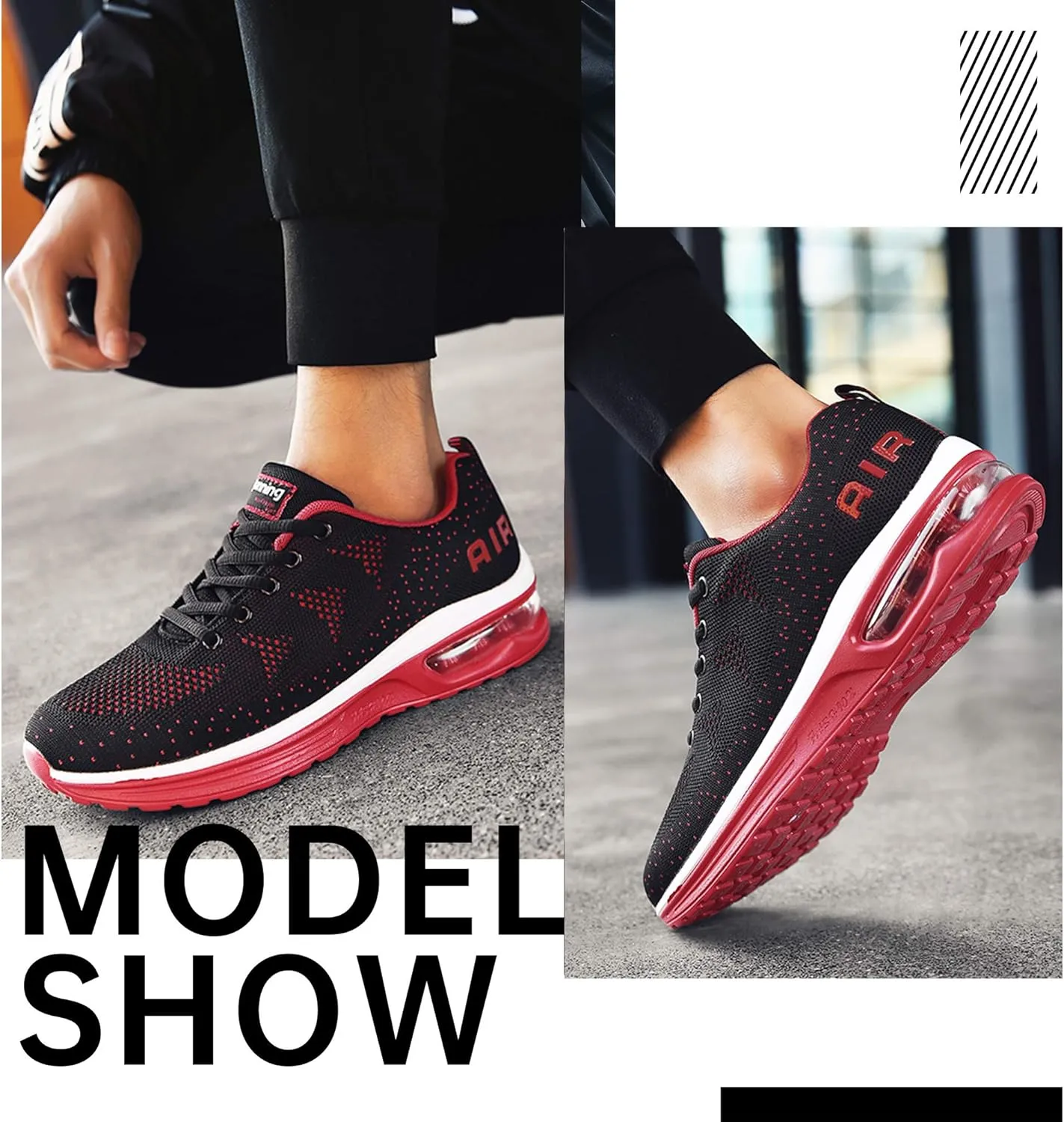 MEHOTO Mens Tennis Running Sneakers, Men Sport Fitness Gym Jogging Walking Lightweight Athletic Shoes
