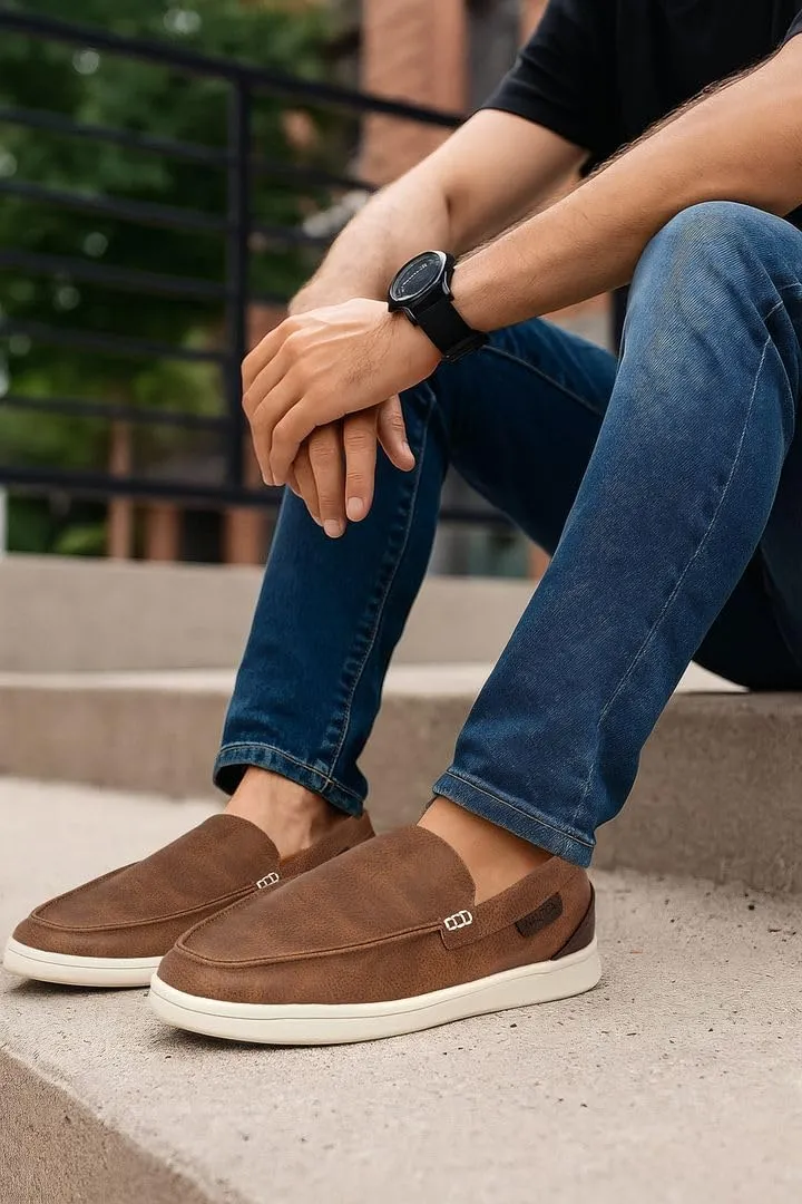 Nautica Men's Slip-On Loafers Casual Moc Toe Sneakers Boat Shoes Slipper for Men ?C Lightweight & Comfortable - Derwin
