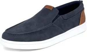 Nautica Men's Slip-On Loafers Casual Moc Toe Sneakers Boat Shoes Slipper for Men ?C Lightweight & Comfortable - Derwin